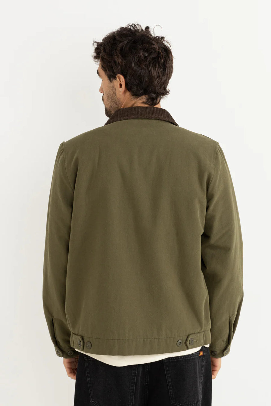 RHYTHM MENS JAMES JACKET - OLIVE