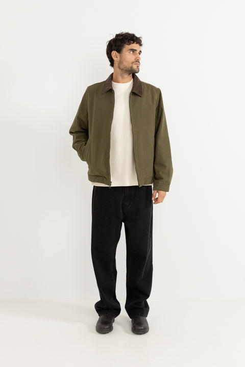 RHYTHM MENS JAMES JACKET - OLIVE