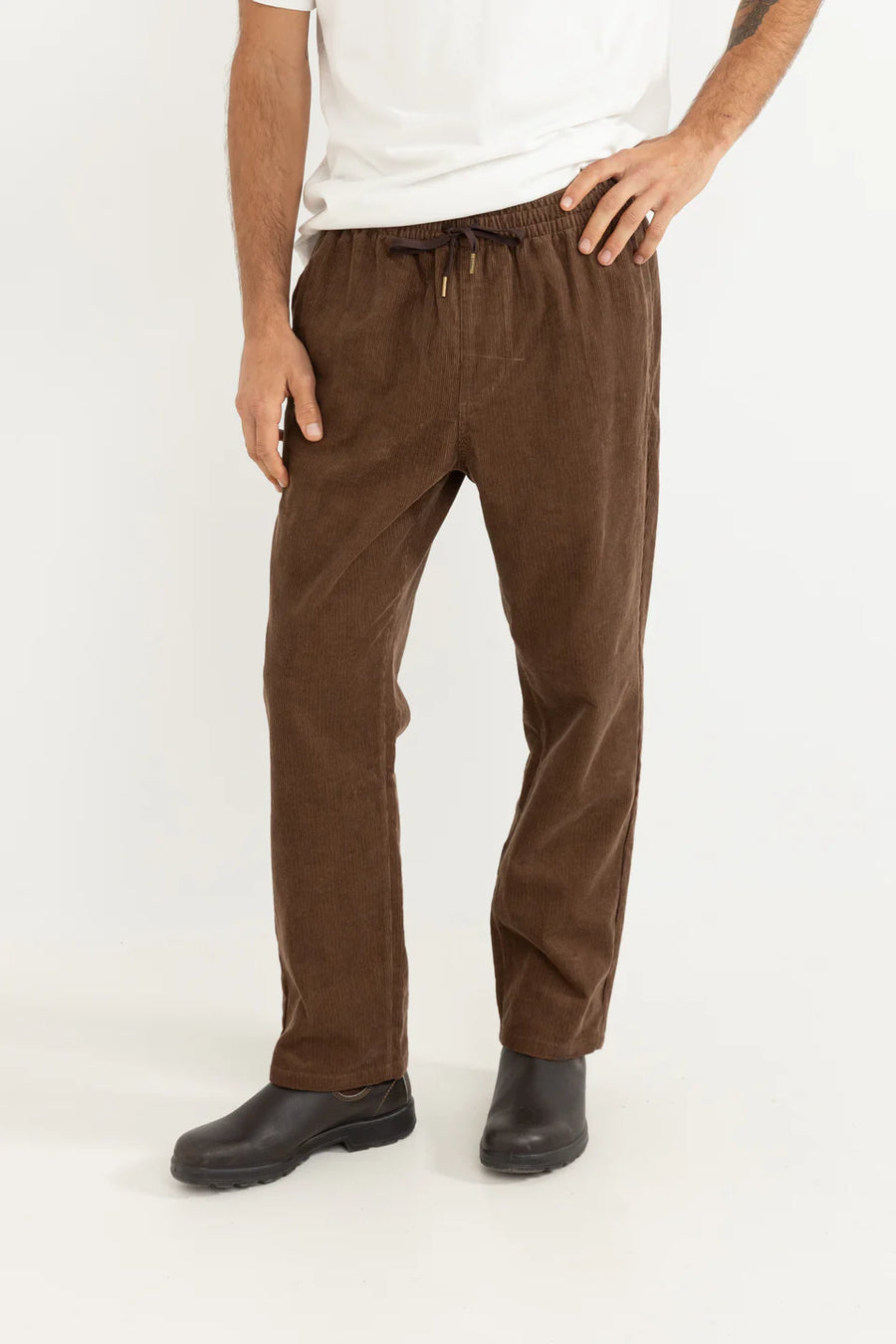 RHYTHM MENS CORD JAM PANT - BROWN