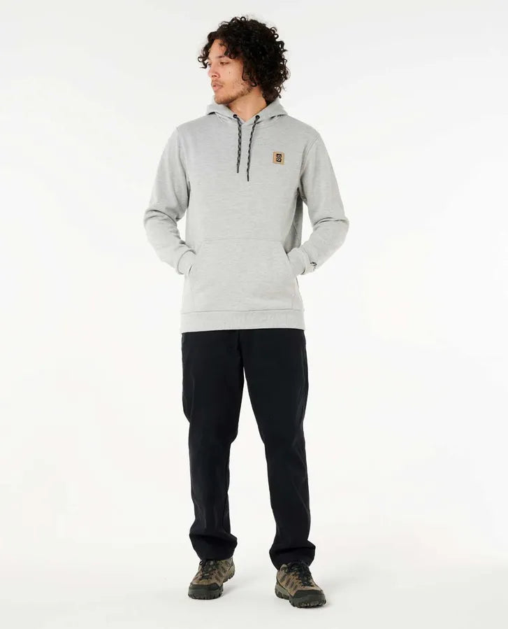 RIP CURL ANTI SERIES SEARCH BASE HOOD - GREY MARBLE