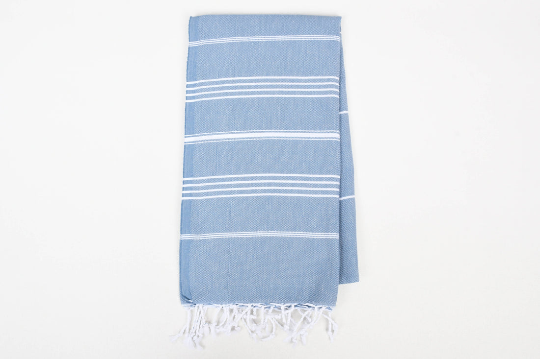 Handwoven Turkish Cotton Mustard / Beach Towel
