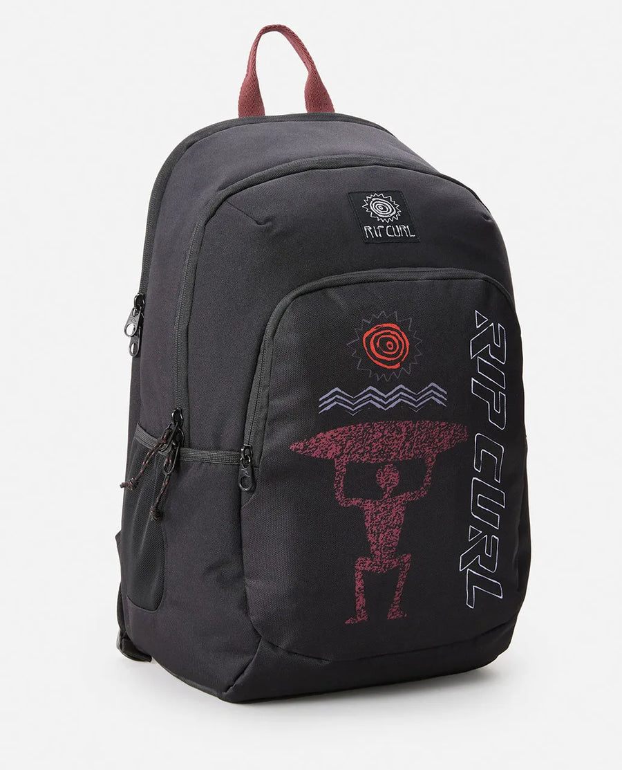 RIP CURL OZONE 30L SOLID ROCK BACKPACK - BLACK