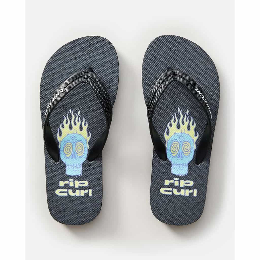 RIP CURL BOYS FLAMMING SKULL THONGS