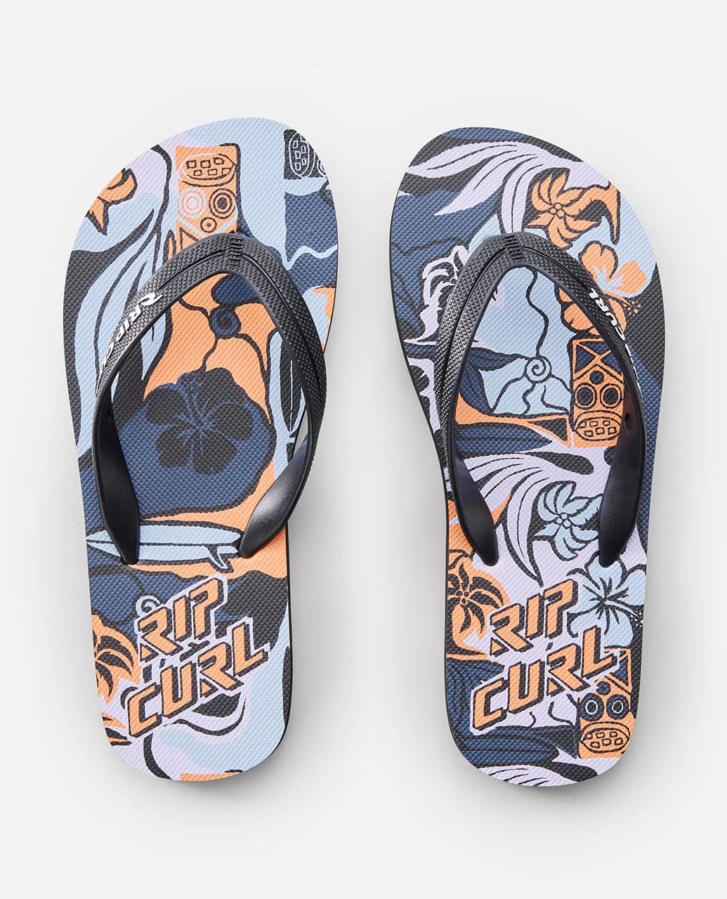 RIP CURL BOYS SHRED BLOOM OPEN TOE - BLUE