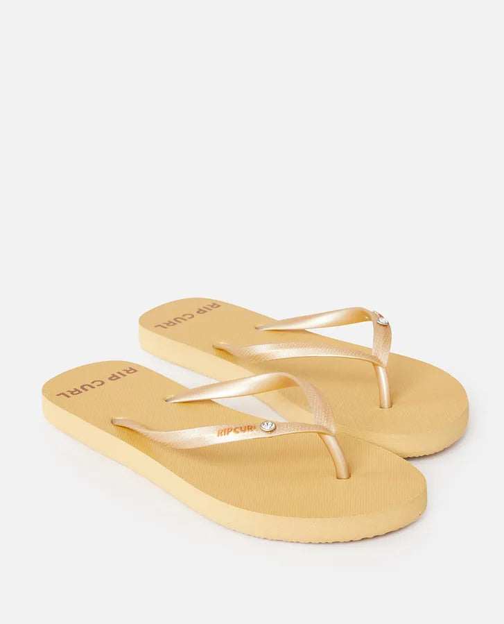 RIP CURL PREMIUM SURF BLOOM OPEN TOE - GOLD