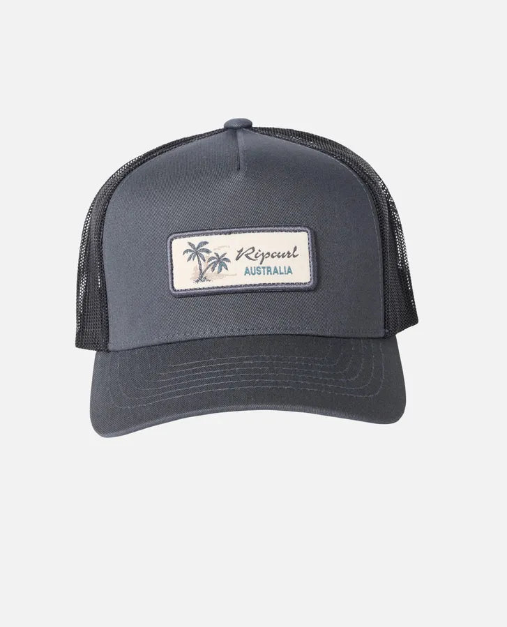 RIP CURL DESTO CURVE TRUCKER CAP - WASHED BLACK