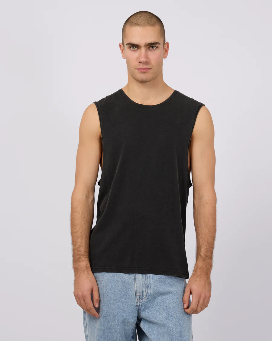 SILENT THEORY CLASSIC MUSCLE WASHED BLACK