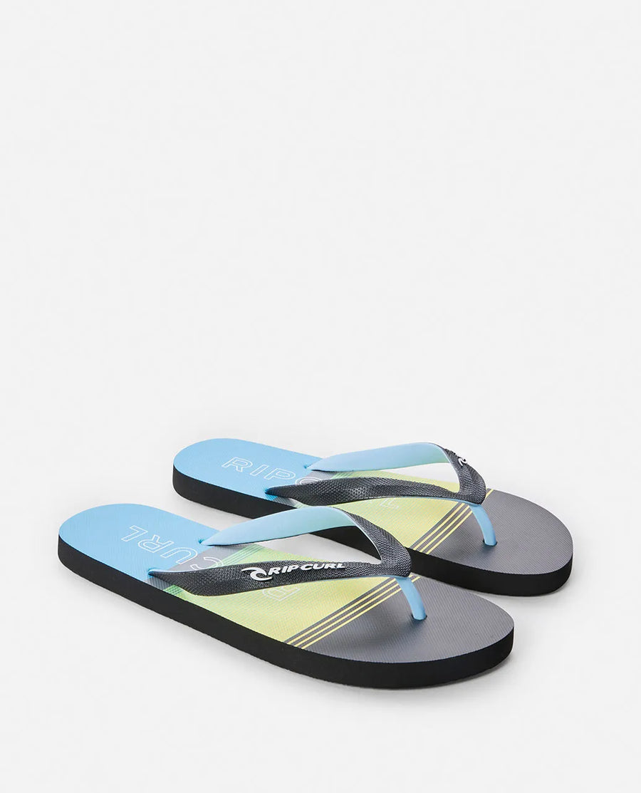 RIP CURL BREAKERS BLOOM OPEN TOE SANDALS - MID GREY