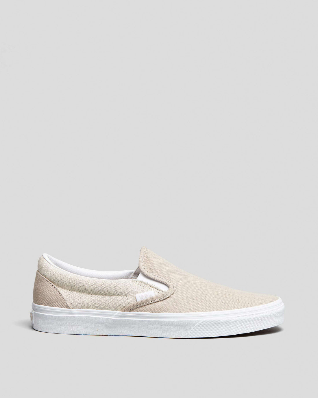 VANS SUMMER LINEN CLASSIC SLIP ON - NATURAL