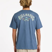 BILLABONG ROSE ARCH REGULAR SHORT SLEEVE - STEEL BLUE