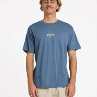 BILLABONG ROSE ARCH REGULAR SHORT SLEEVE - STEEL BLUE