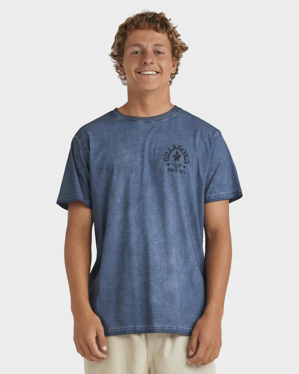 BILLABONG BIG WAVE SHAZ TEE - STEEL BLUE