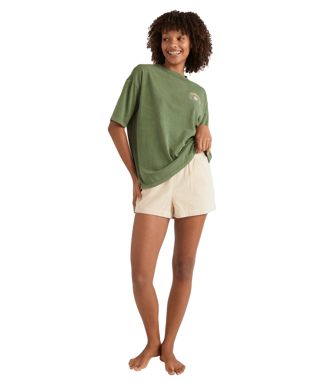 BILLABONG TAKE A TOUR TEE - ARMY