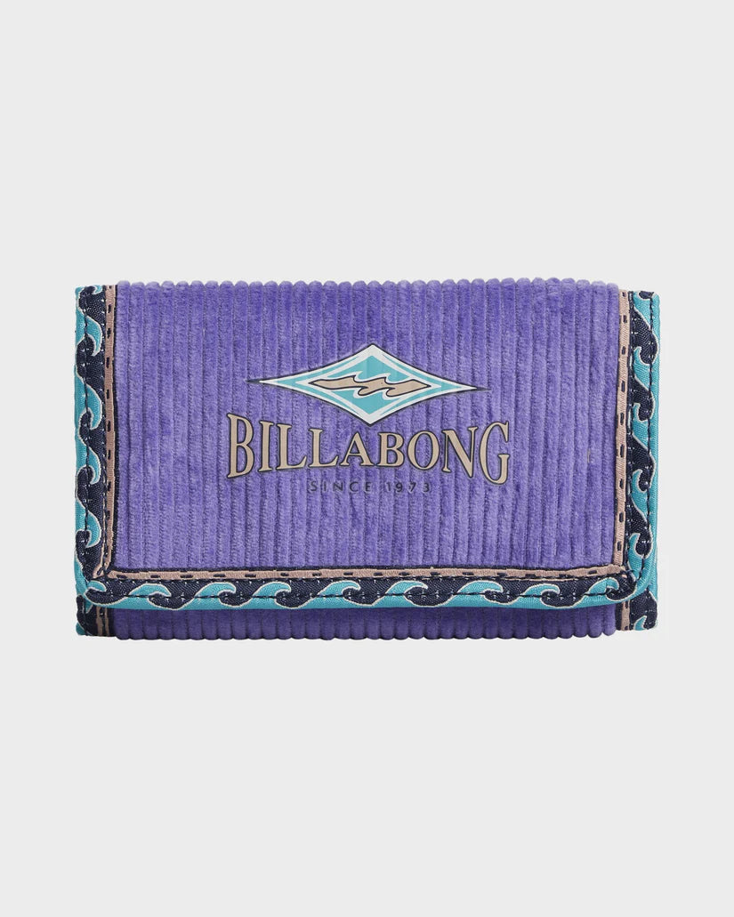 BILLABONG SINCE 73 WALLET - PURPLE ASH