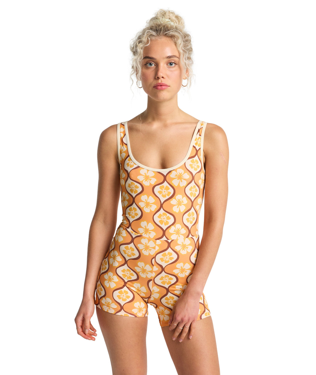 BILLABONG SOL GROOVE RETRO SURF SUIT - TANGERINE
