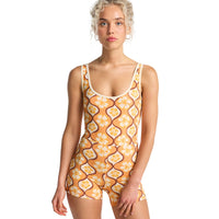 BILLABONG SOL GROOVE RETRO SURF SUIT - TANGERINE