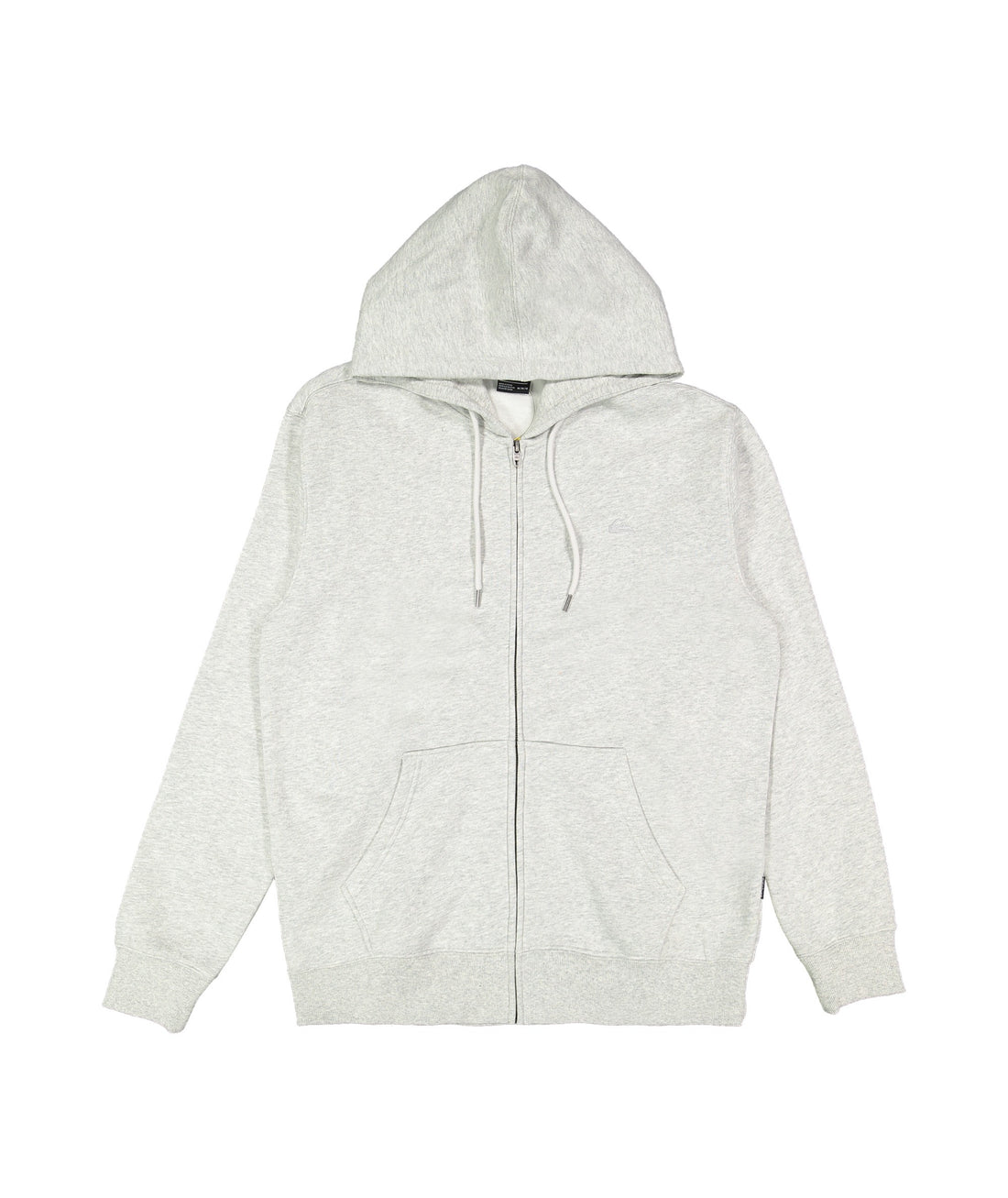 QUIKSILVER SALT WATER ZIP HOOD - LIGHT GREY HEATHER