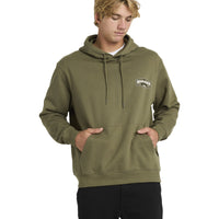 QUIKSILVER HOOK PULLOVER HOODIE - OLIVE