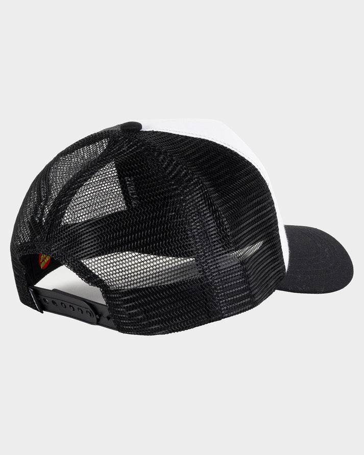 SANTA CRUZ CACTUS DOT TRUCKER CAP - BLACK