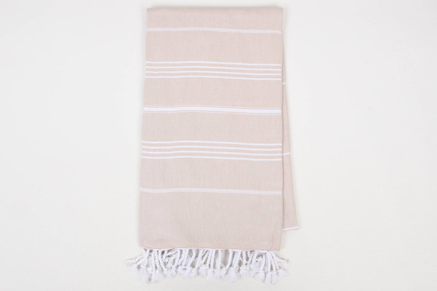 Handwoven Turkish Cotton Mustard / Beach Towel