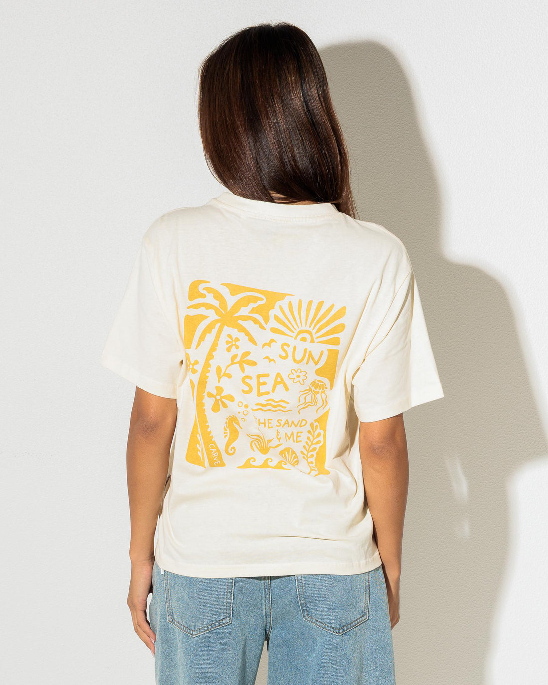CARVE OCEAN LOVER WOMENS BASIC SHORT SLEEVE TEE - WPD BUTTER