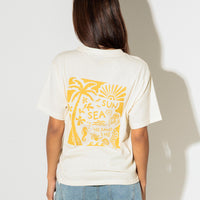 CARVE OCEAN LOVER WOMENS BASIC SHORT SLEEVE TEE - WPD BUTTER