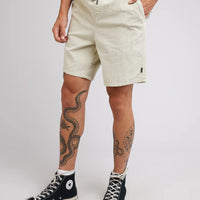 SILENT THEORY SAND CORD SHORT - BEIGE