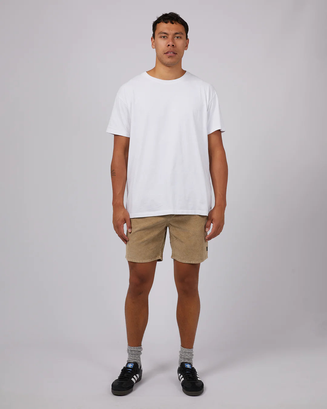 SILENT THEORY SAND CORD SHORT - TAN