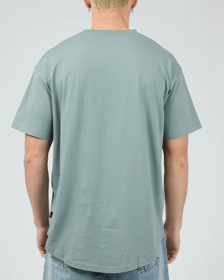 SILENT THEORY SOLID TAIL TEE - STEEL