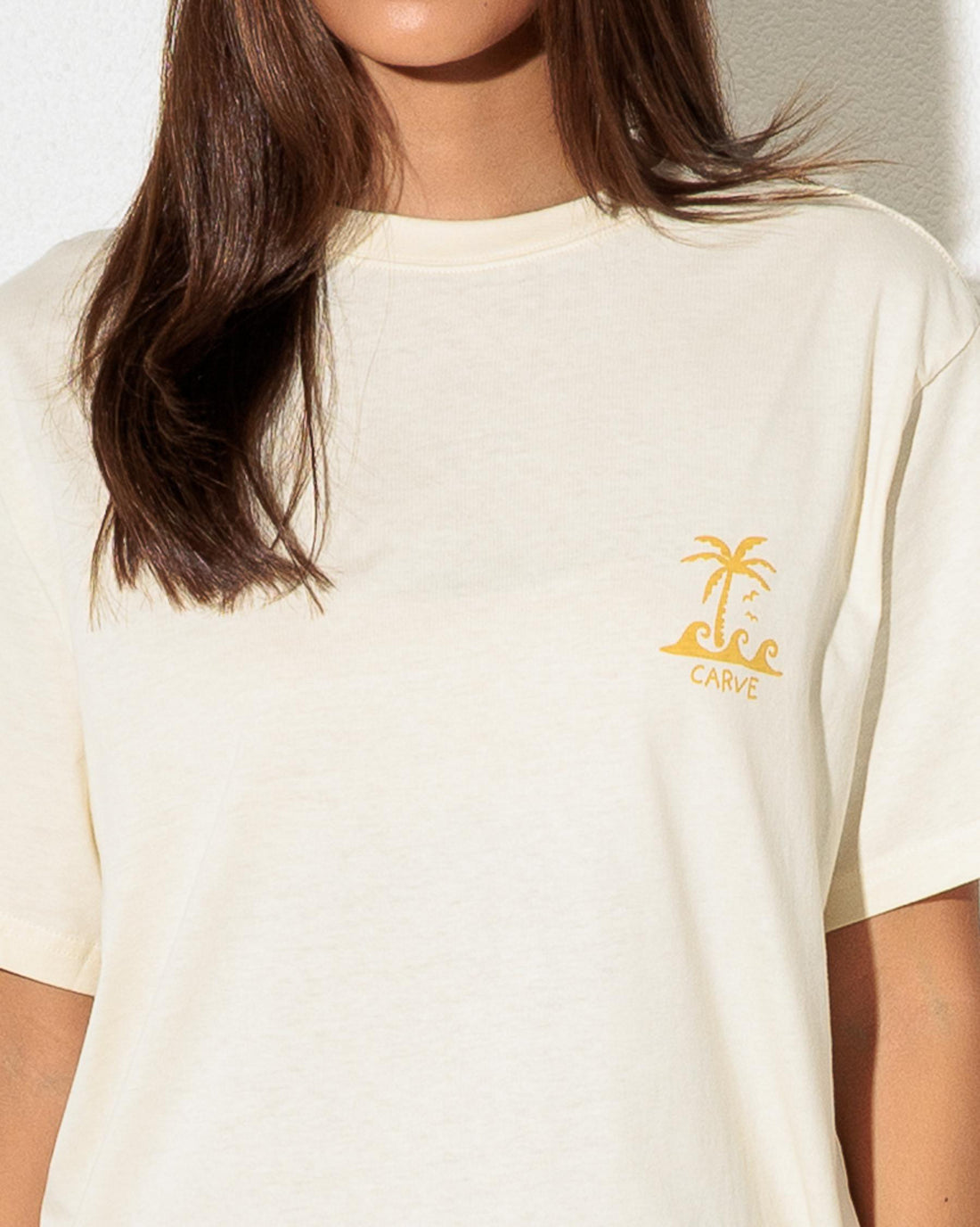 CARVE OCEAN LOVER WOMENS BASIC SHORT SLEEVE TEE - WPD BUTTER