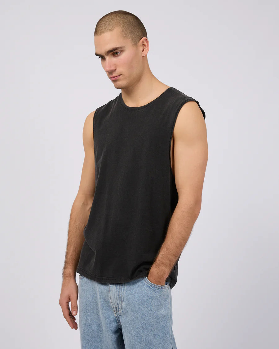 SILENT THEORY CLASSIC MUSCLE WASHED BLACK