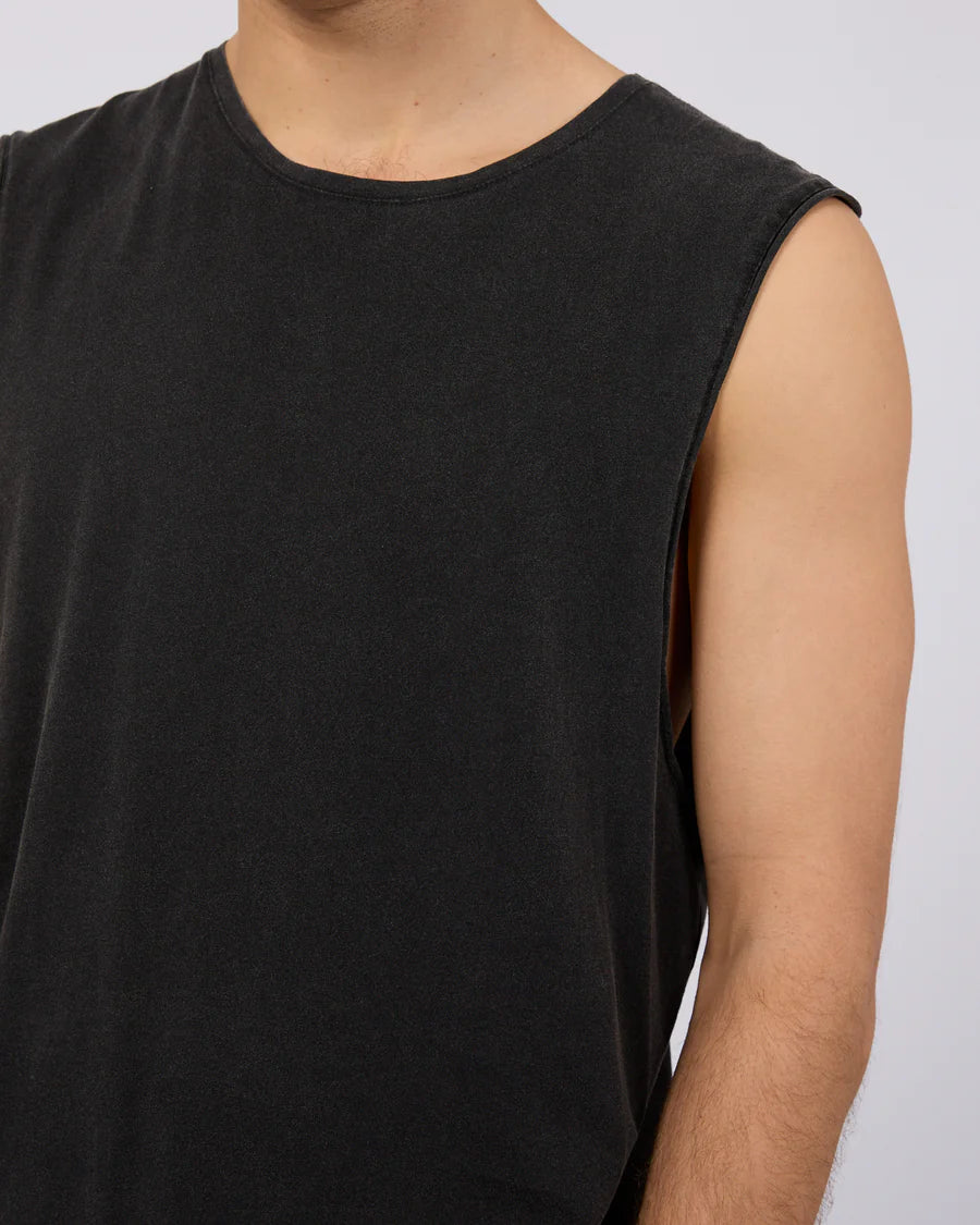 SILENT THEORY CLASSIC MUSCLE WASHED BLACK