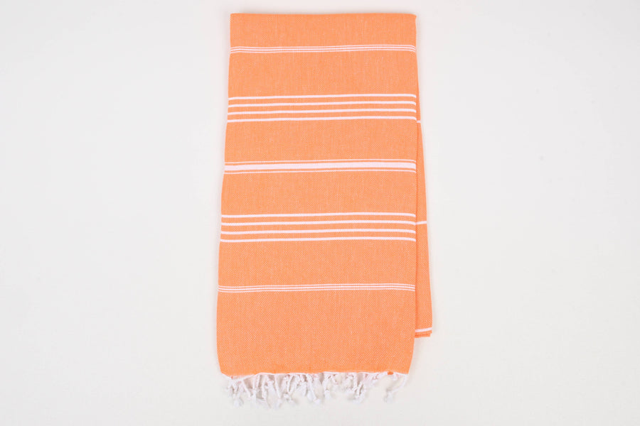 Handwoven Turkish Cotton Mustard / Beach Towel