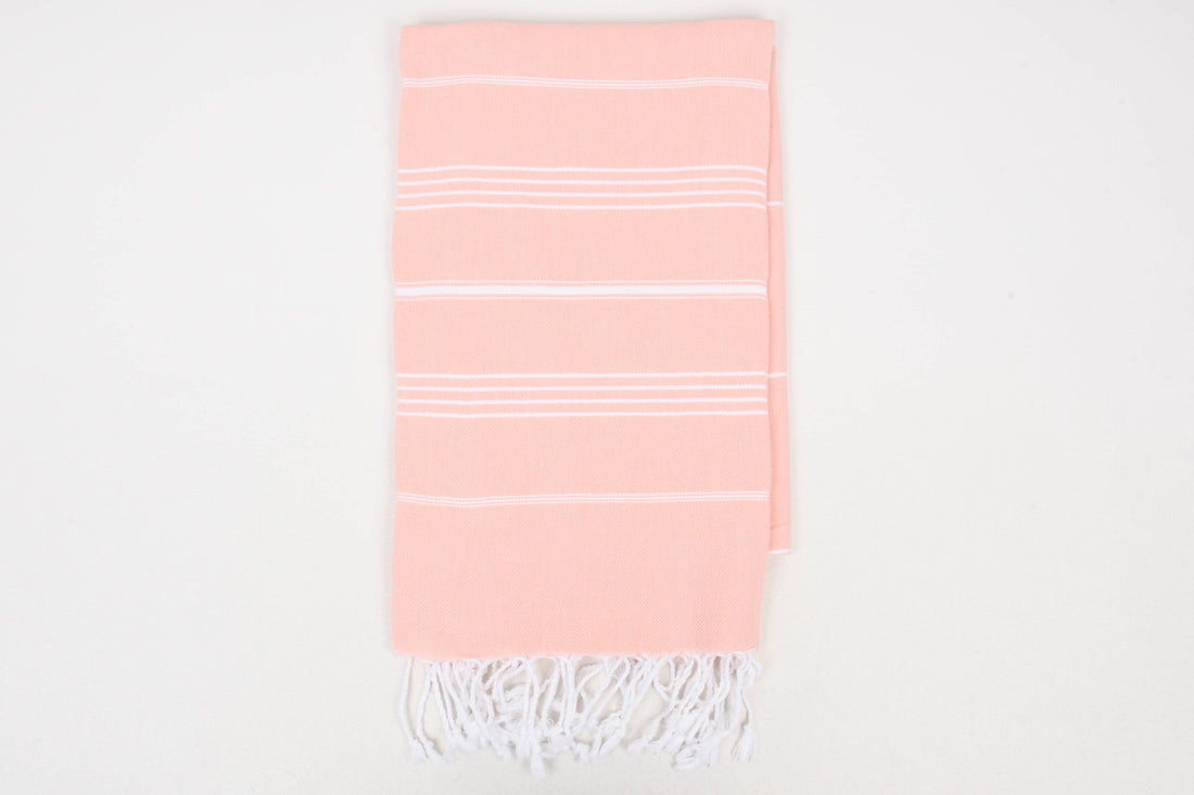 Handwoven Turkish Cotton Burgundy / Beach Towel