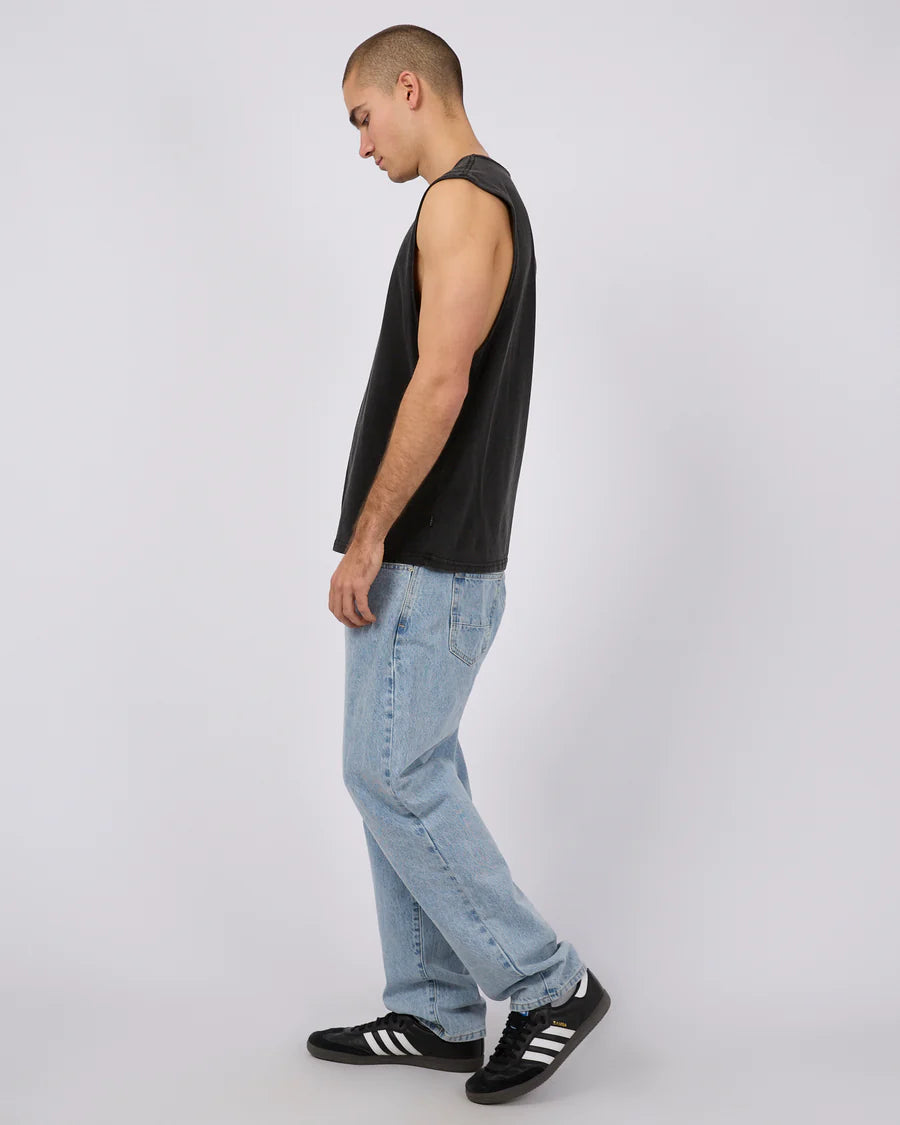 SILENT THEORY CLASSIC MUSCLE WASHED BLACK