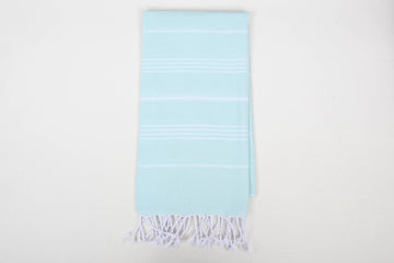 Handwoven Turkish Cotton  Mint / Beach Towel
