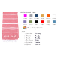 Handwoven Turkish Cotton Mustard / Beach Towel