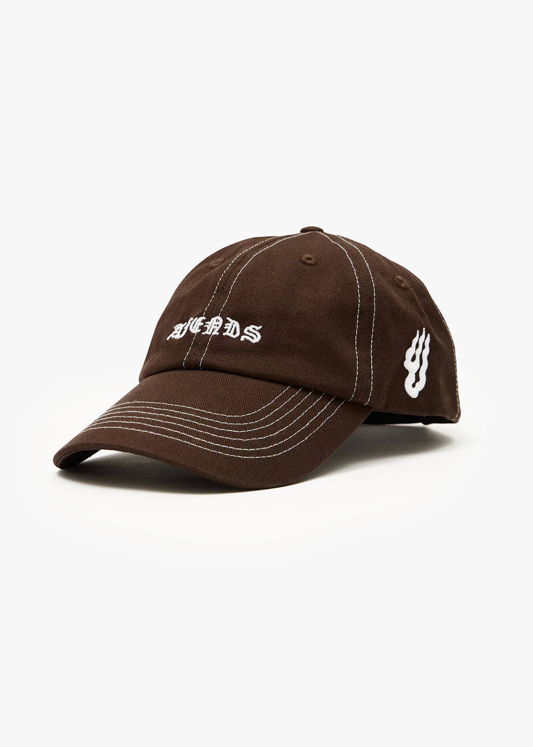 AFENDS BREATHE - SIX PANEL CAP - COFFEE