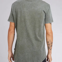 SILENT THEORY ACID PIQUE TEE - KHAKI