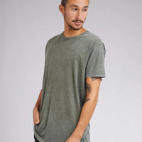 SILENT THEORY ACID PIQUE TEE - KHAKI