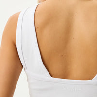 AFENDS CHARLIE RIB SINGLET - WHITE