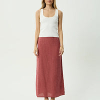 AFENDS KALI MAXI SKIRT - INDY ROSE CHECK