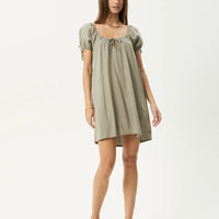 AFENDS LENNI MINI DRESS - OLIVE