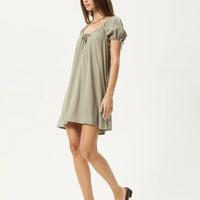 AFENDS LENNI MINI DRESS - OLIVE