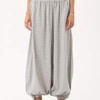 AFENDS LYANA HEMP BALLOON PANT - SILVER BIRCH