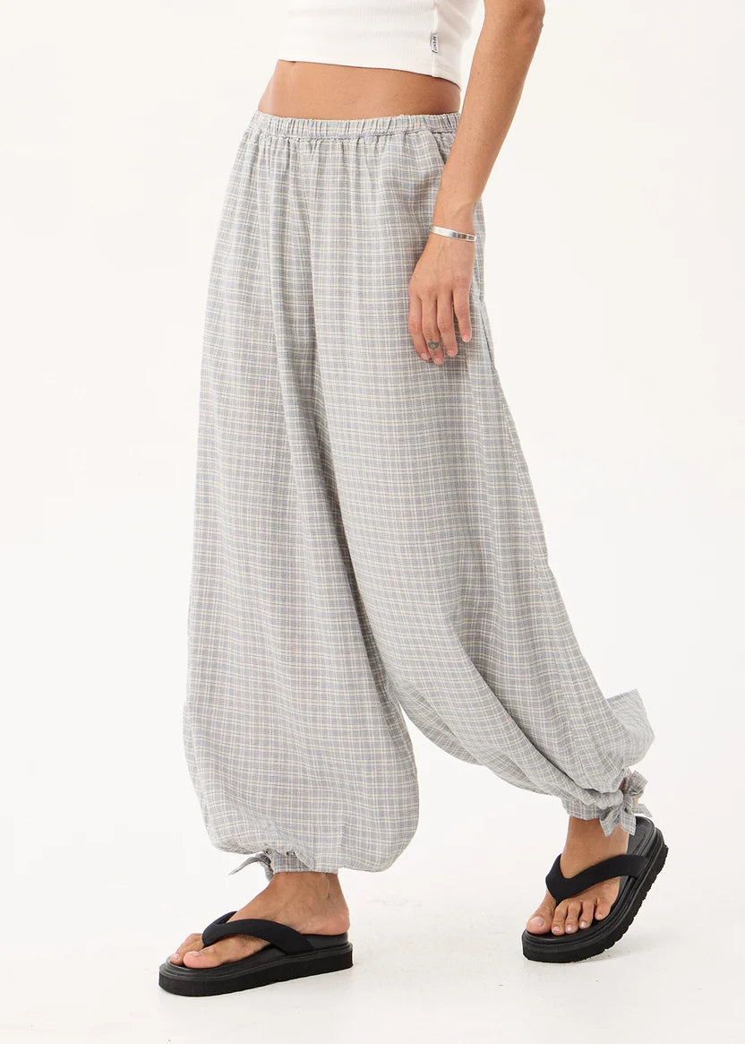 AFENDS LYANA HEMP BALLOON PANT - SILVER BIRCH