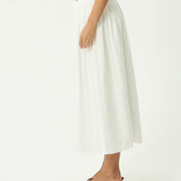 AFENDS MARLOW BLANC MIDI SKIRT - WHITE