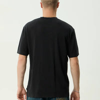 AFENDS SAFETY RETRO TEE - STONE BLACK