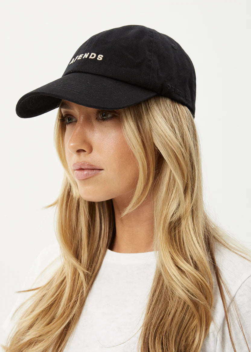 AFENDS DAYLIGHT PANELLED CAP -  STONE BLACK