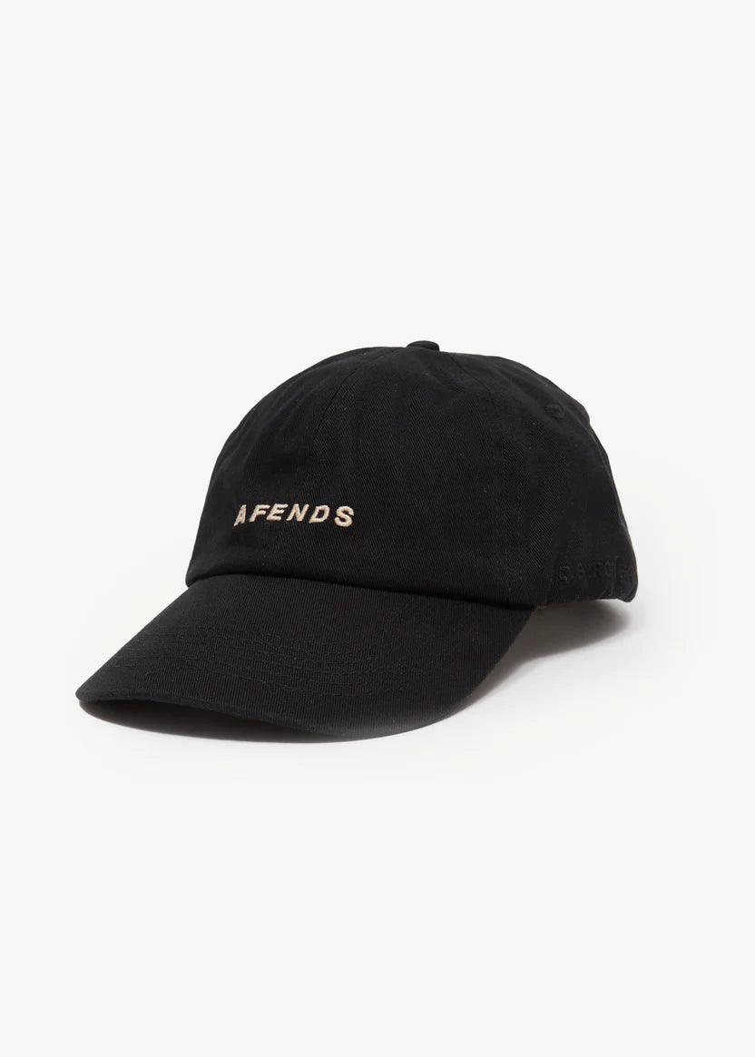 AFENDS DAYLIGHT PANELLED CAP -  STONE BLACK